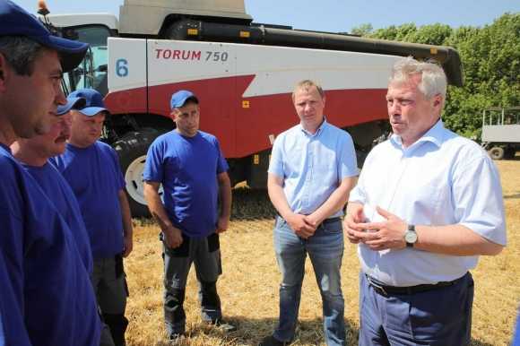 В Ростовской области собрали самый большой урожай зерна в России