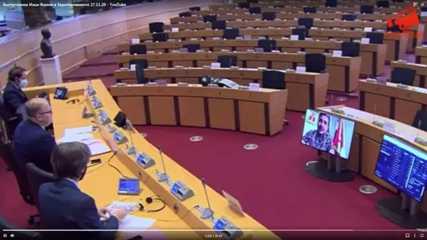 Навальный нажаловался пустому Европарламенту на Путина и попросил открыть банковский счёт Навальный нажаловался пустому Европарламенту на Путина и попросил открыть банковский счёт