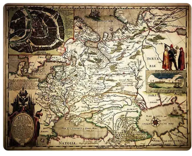 Русское царство и "древние укры": Первая печатная карта – лучший ответ сумасшествию Киева