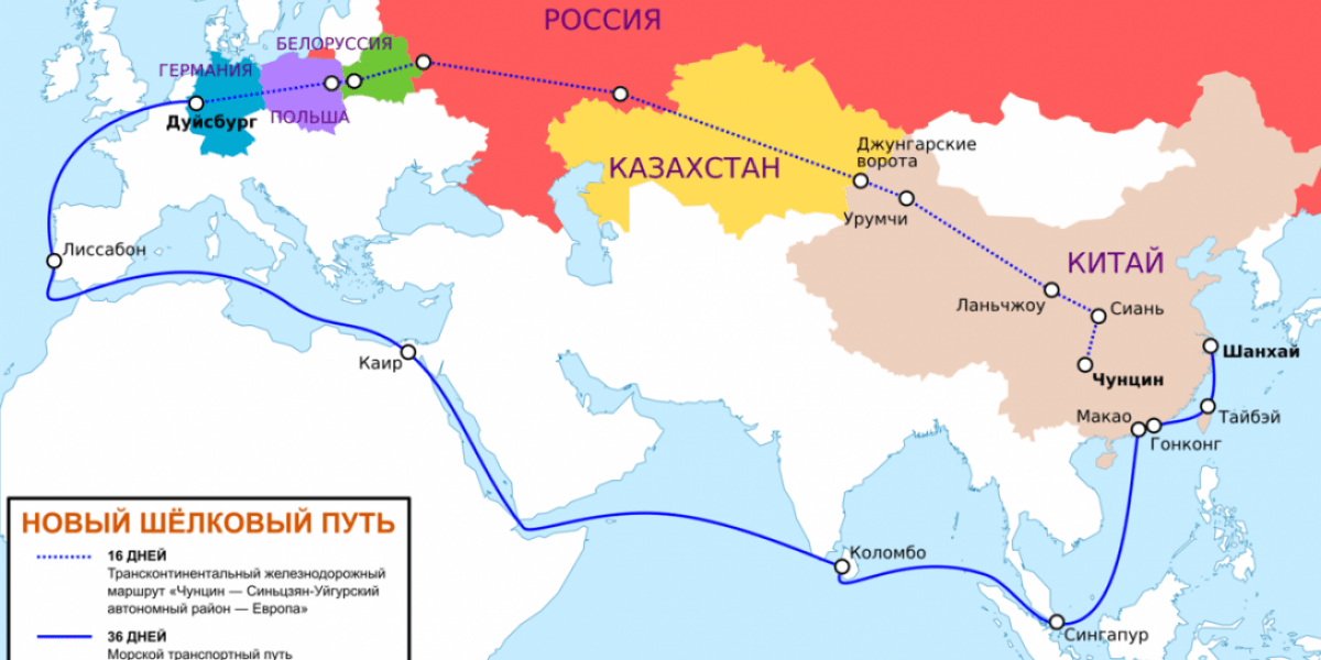 Литва начинает «кусать локти», глядя на огромные доходы России от «Нового шелкового пути»…