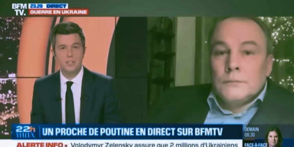 П.Толстой на телеканале  BFMTV сообщил французам  правду о России и заявил, что  ответственность за нынешний конфликт лежит на Западе