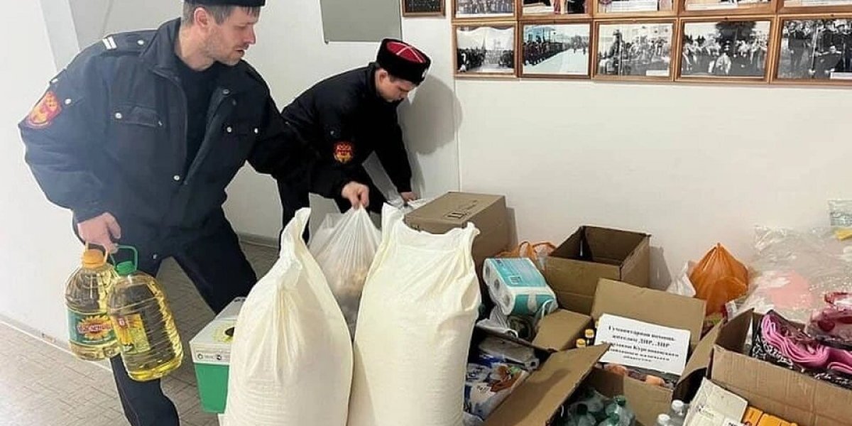 Кубанские казаки доставили 965 тонн гуманитарной помощи в новые регионы