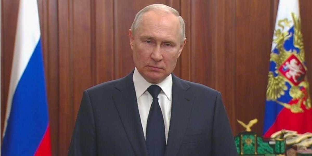 Экстренное обращение Путина после мятежа &mdash; президент выступает с обращением смотреть видео онлайн