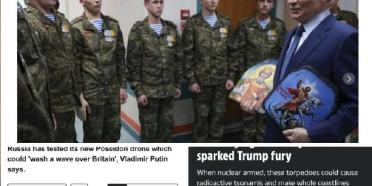 Высота волны 500 метров: Заявления Путина вызвали ужас. «Настоящее оружие апокалипсиса»